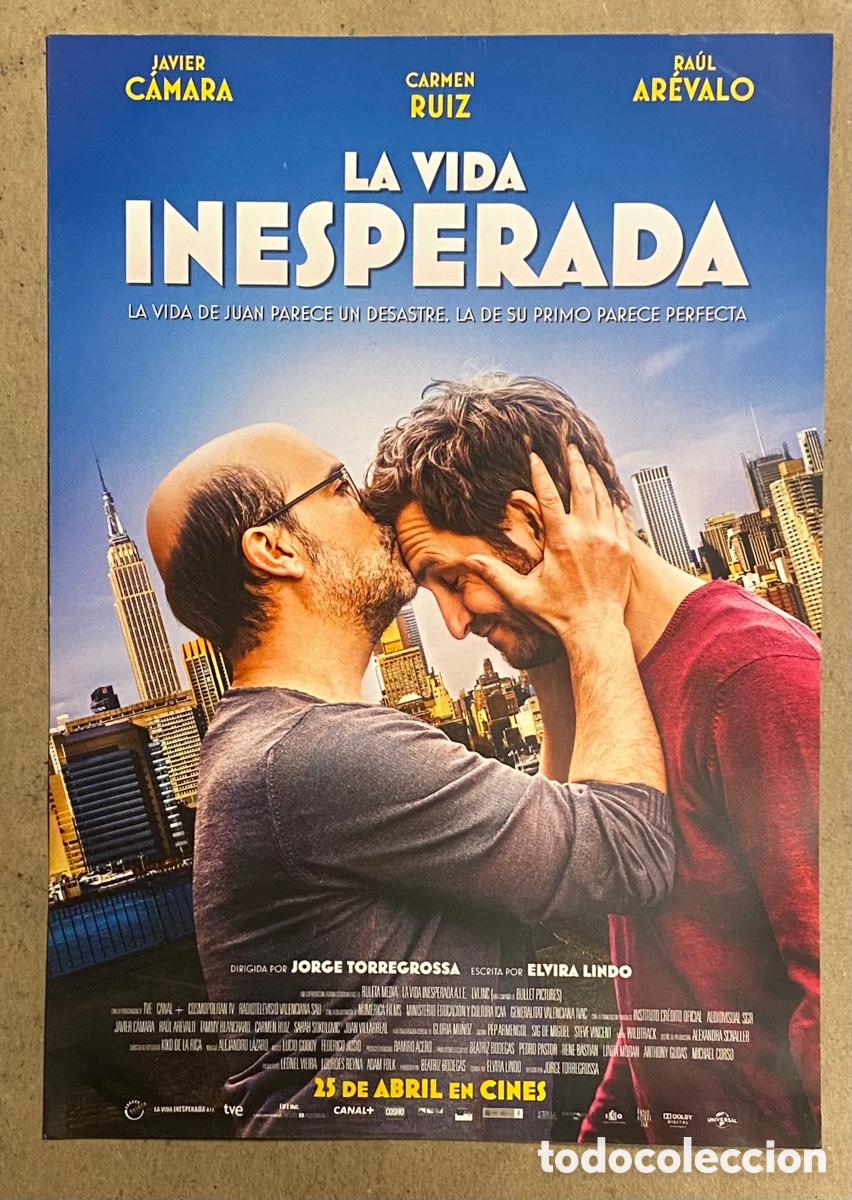 Cinema: LA VIDA INDESPERADA. GU&Iacute;A PROMOCIONAL DE LA PEL&Iacute;CULA. JAVIER C&Aacute;MARA, RA&Uacute;L AR&Eacute;VALO