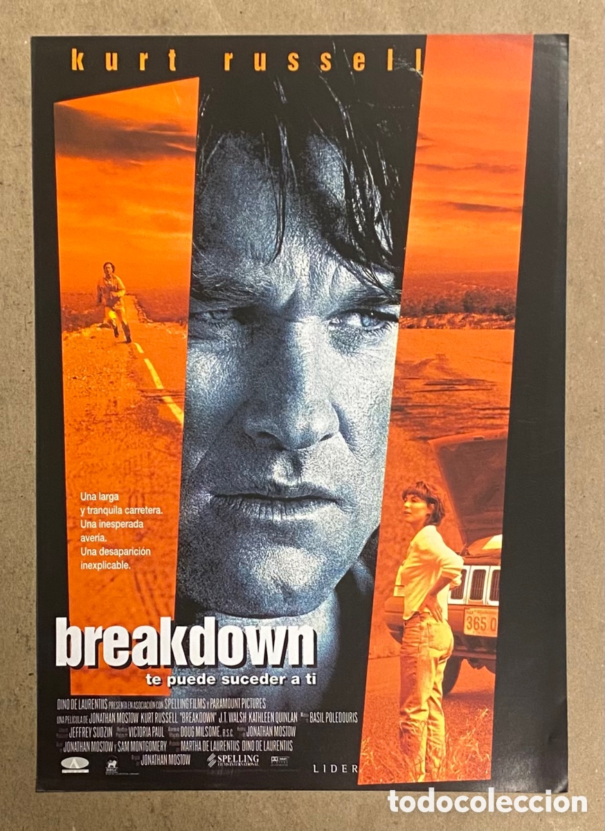 Cinema: BREACKDOWN. GU&Iacute;A PROMOCIONAL DE LA PEL&Iacute;CULA. KURT RUSSELL