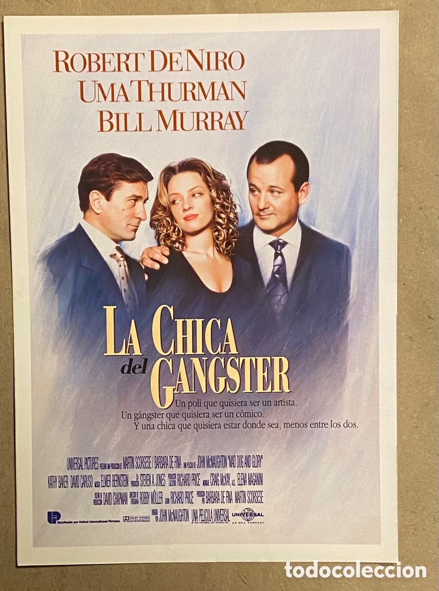 Cin&eacute;ma: LA CHICA DEL GANGSTER. GU&Iacute;A PROMOCIONAL DE LA PEL&Iacute;CULA. ROBERT DE NIRO, UMA THURMAN