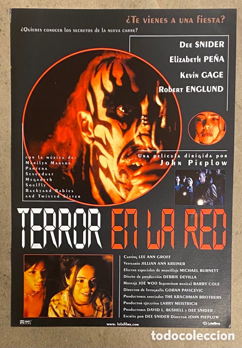 Cin&eacute;ma: TERROR EN LA RED. GU&Iacute;A PROMOCIONAL DE LA PEL&Iacute;CULA. ROBERT ENGLUND