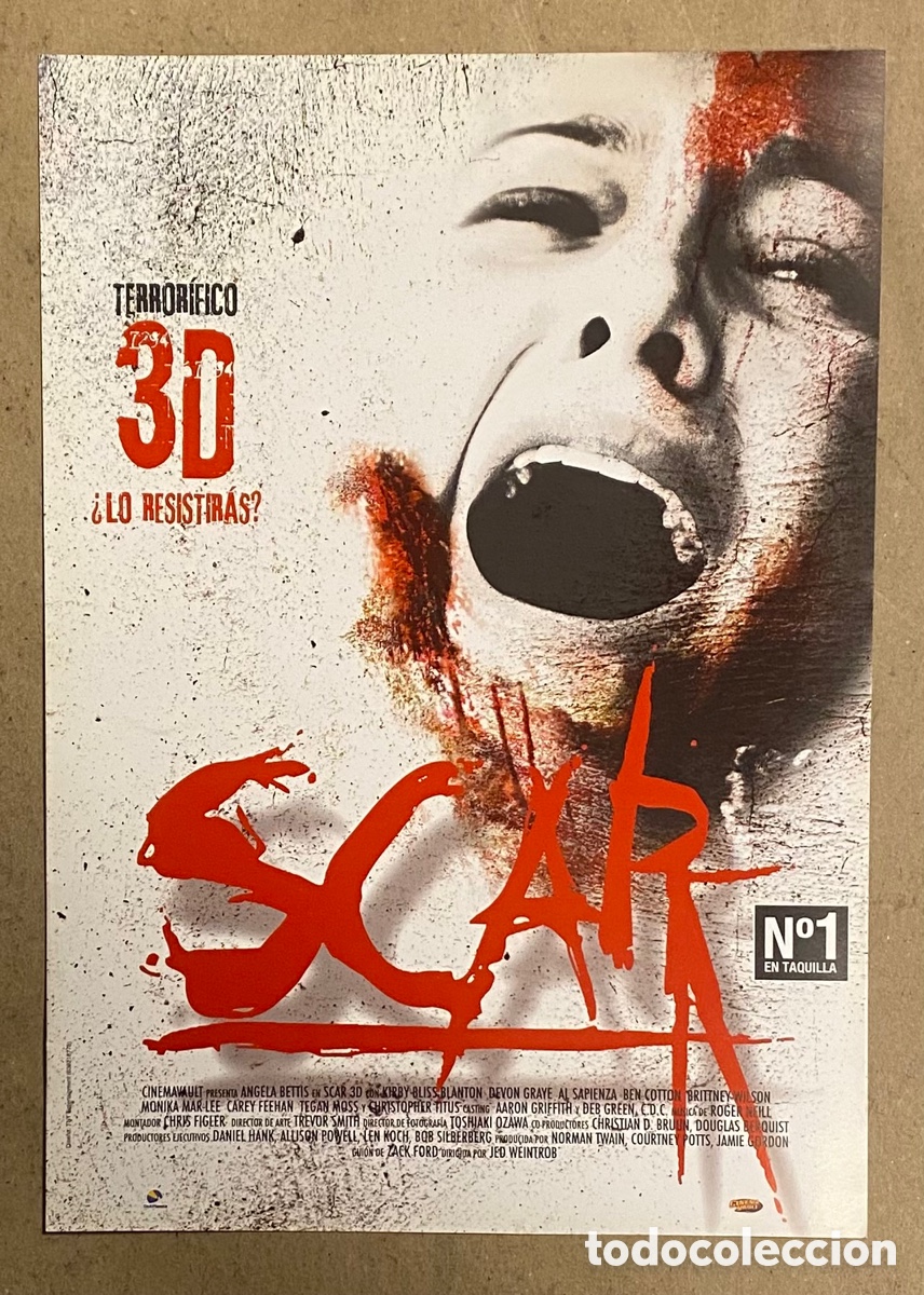 Cin&eacute;ma: SCAR. GU&Iacute;A PROMOCIONAL DE LA PEL&Iacute;CULA. JED WEINTROB