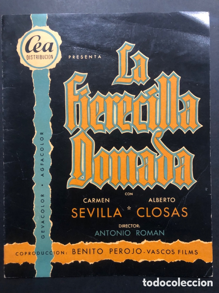 Cine: Guia Cea la fierecilla domada carmen sevilla Alberto closas 15