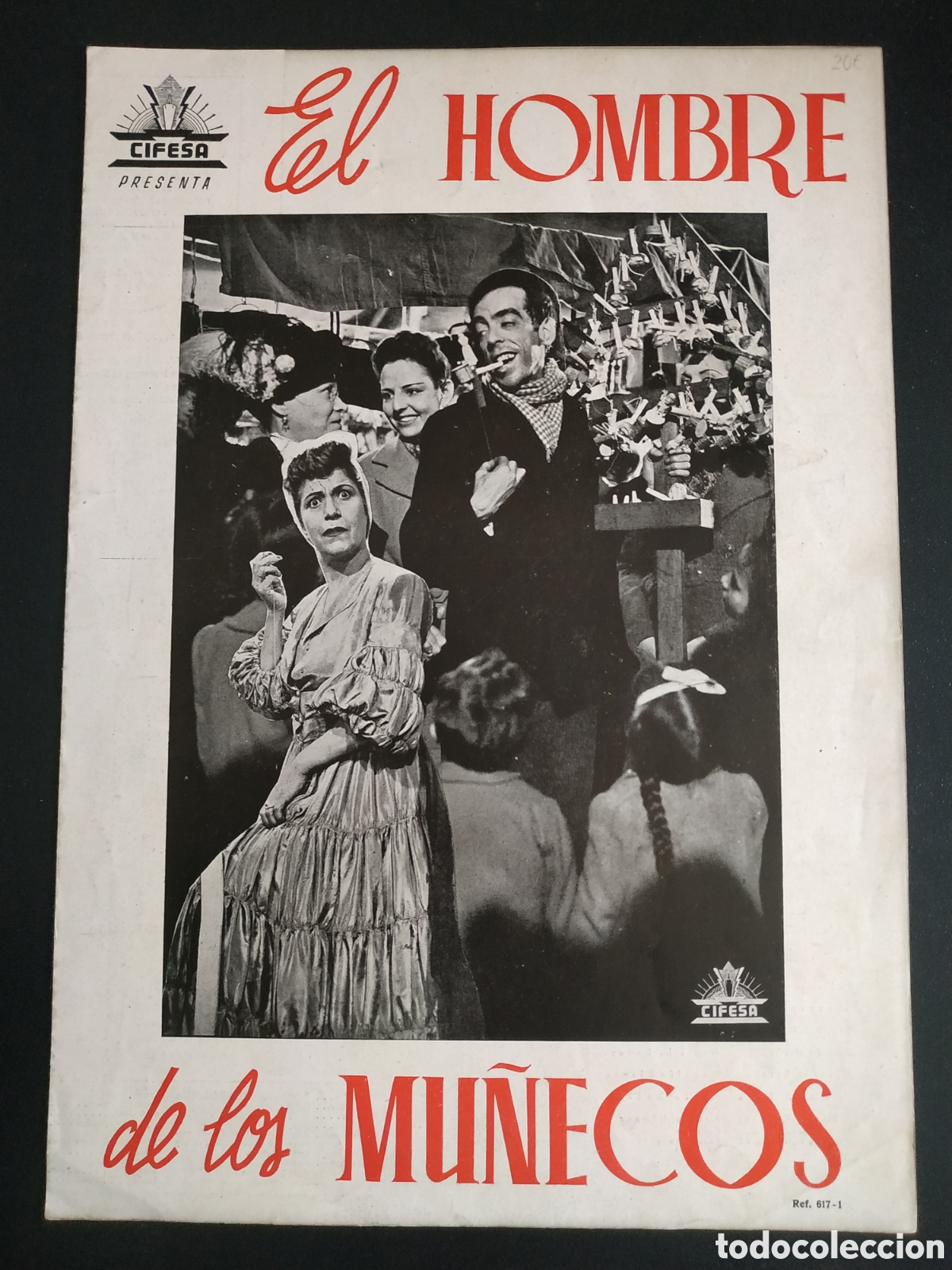 Cinema: EL HOMBRE DE LOS MU&Ntilde;ECOS - FERNANDO FREYRE Y GUADALUPE MU&Ntilde;OZ SAMPEDRO - GUIA DE CINE ORIGINAL - B7