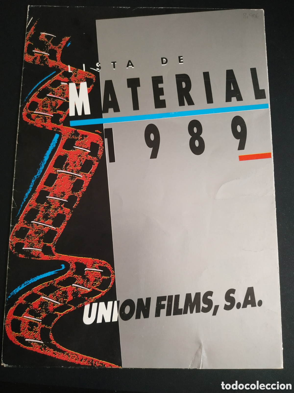 Cinema: LISTA DE MATERIAL 1989 UNION FILMS SA - REVENGE , RED SCORPION ... - GUIA DE CINE ORIGINAL - B10