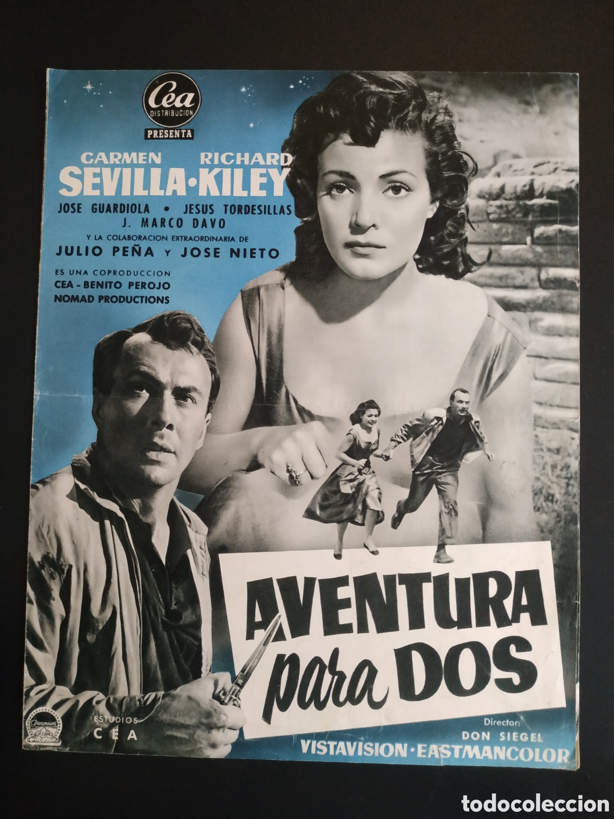 Cine: AVENTURA PARA DOS - CARMEN SEVILLA Y RICHARD KILEY - GUIA DE CINE ORIGINAL B15