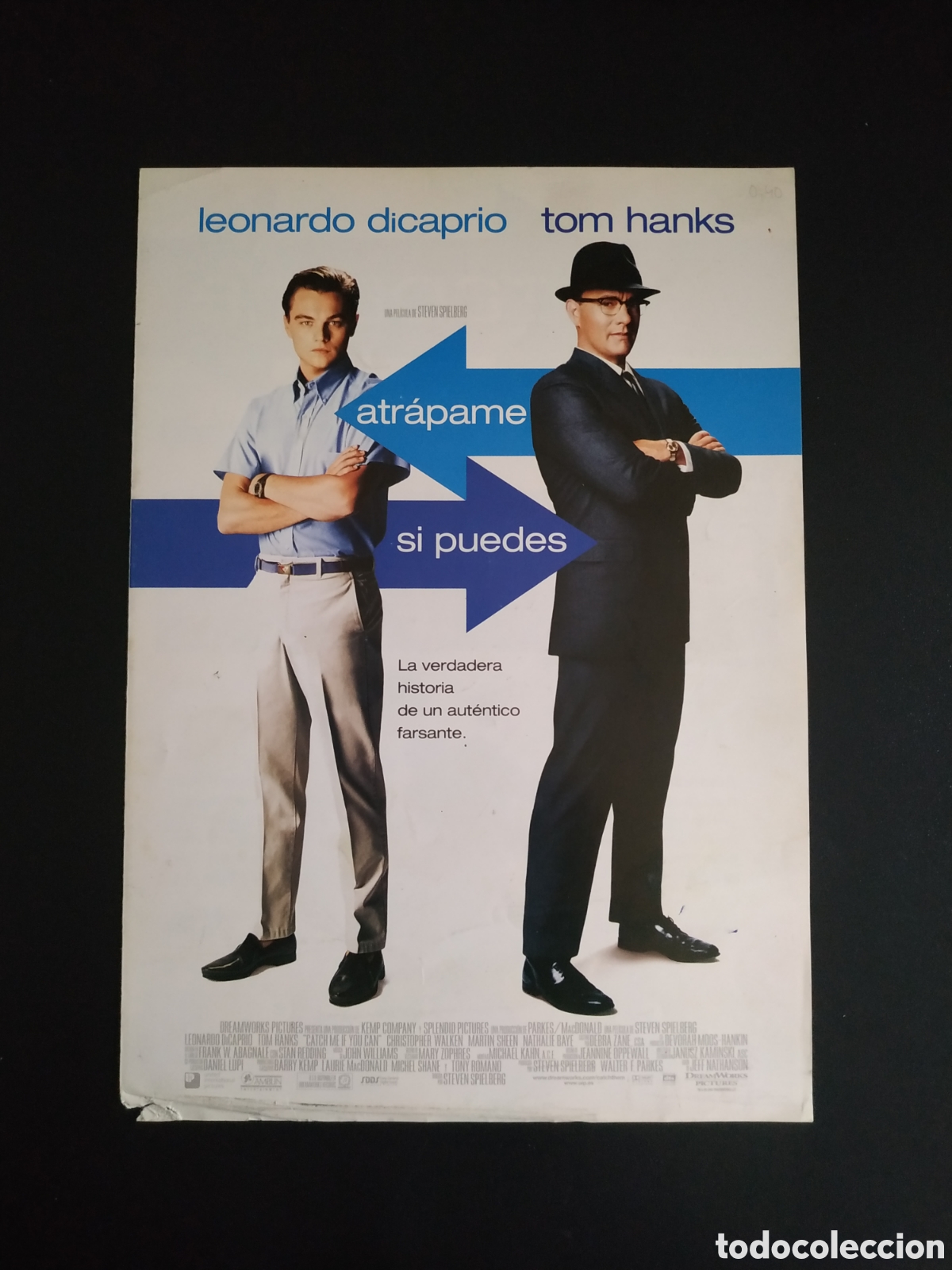 Cine: ATRAPAME SI PUEDES - LEONARDO DICAPRIO Y TOM HANKS - GUIA DE CINE ORIGINAL B28