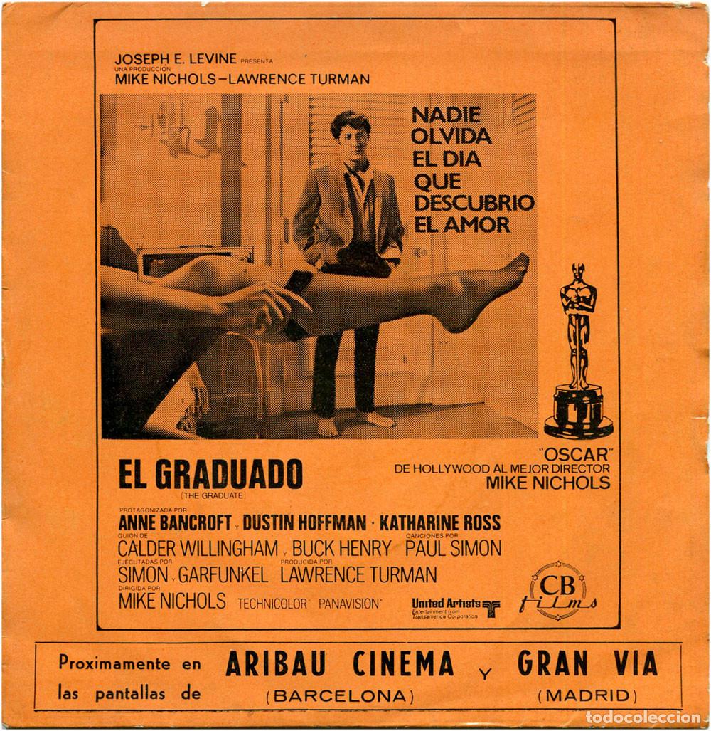 Cine: El Graduado / Buona Sera, Sr. Campbell - Funda contenedora promocional