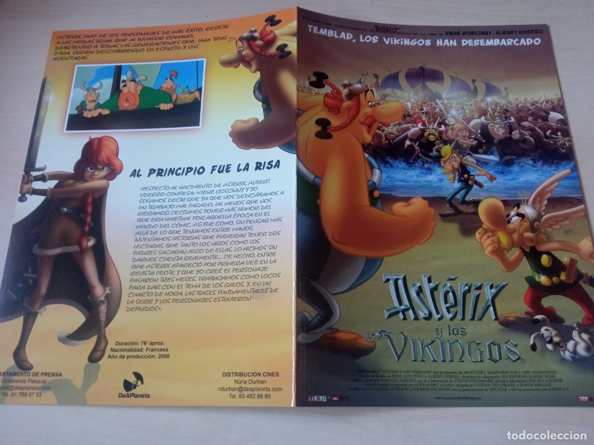 Cinema: ASTERIX Y LOS VIKINGOS (GUIA ORIGINAL CINE DOBLE) ANIMACION (PEDIDO MINIMO 5 EUROS)
