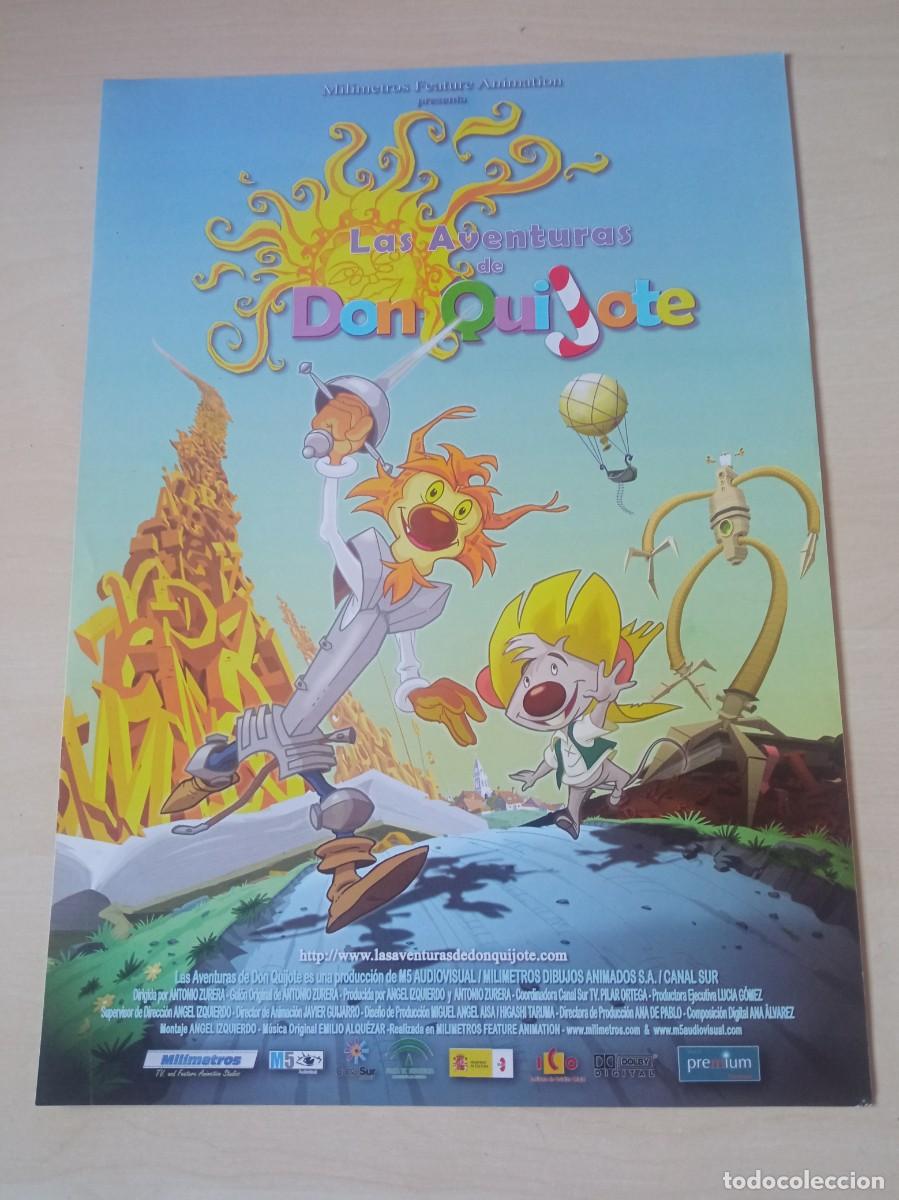 Cine: LAS AVENTURAS DE DON QUIJOTE (GUIA ORIGINAL SIMPLE) ANIMACION (PEDIDO MINIMO 5 EUROS)