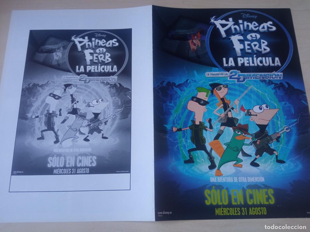Cinema: PHINEAS Y FERB LA PELICULA (GUIA ORIGINAL DOBLE) ANIMACION, WALT DISNEY (PEDIDO MINIMO 5 EUROS)