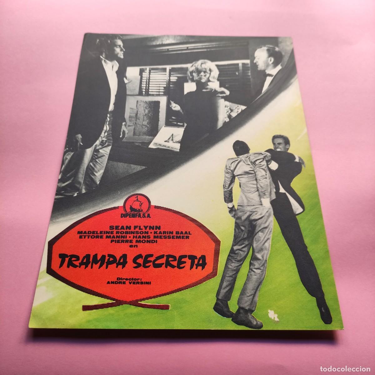 Cine: GUIA CINE . TRAMPA SECRETA ** SEAN FLINNN (HIJO DE ERROL FLINN )** 2 PAGINAS ** juani