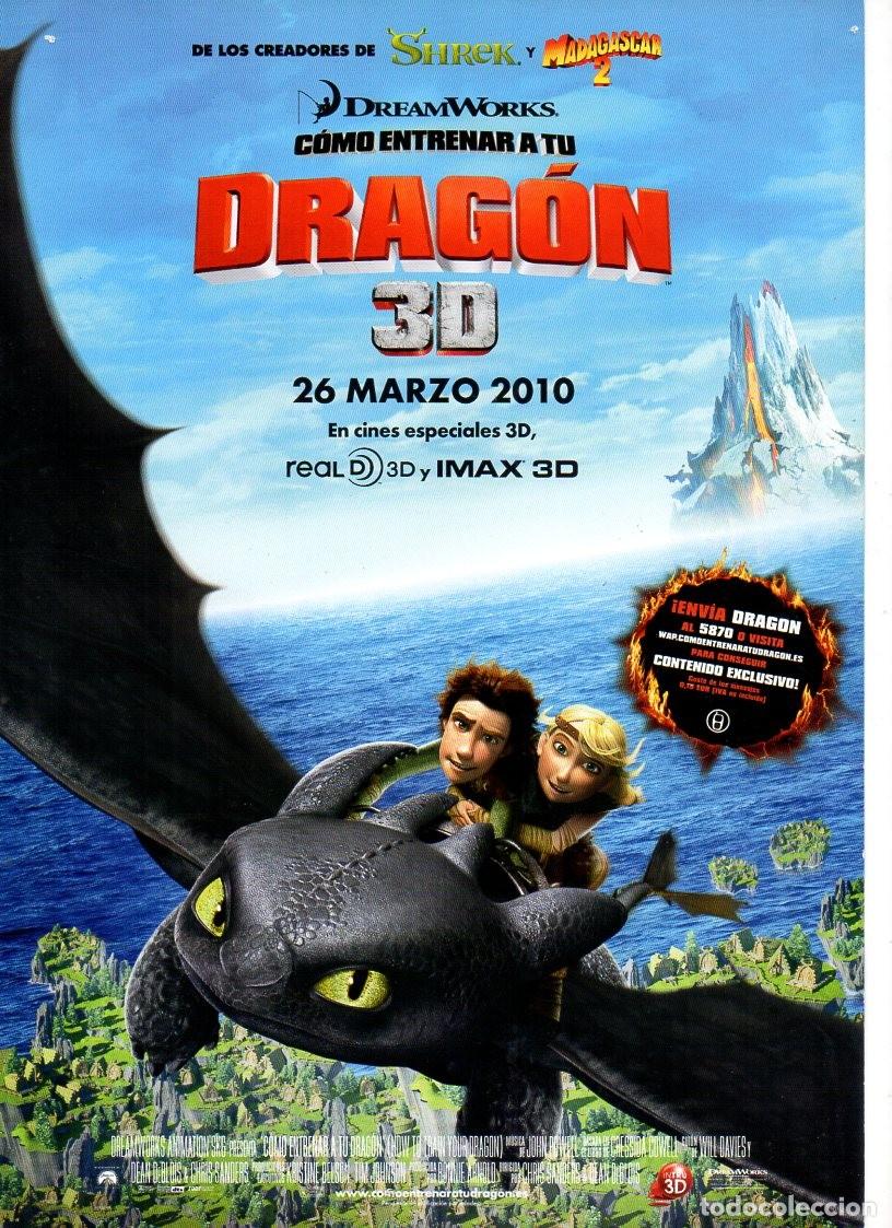 Cine: COMO ENTRENAR A TU DRAG&Oacute;N: DIBUJOS ANIMADOS ES UNA GU&Iacute;A NO ES UN DVD