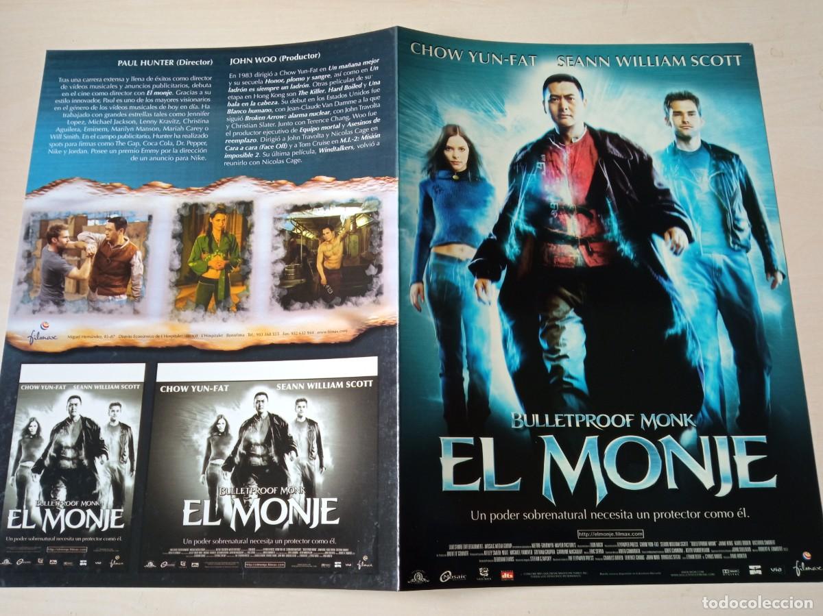 Cine: EL MONJE (GUIA ORIGINAL CINE DOBLE) KARATE KUNG FU, CHOW YUN-FAT (PEDIDO MINIMO 5 EUROS)