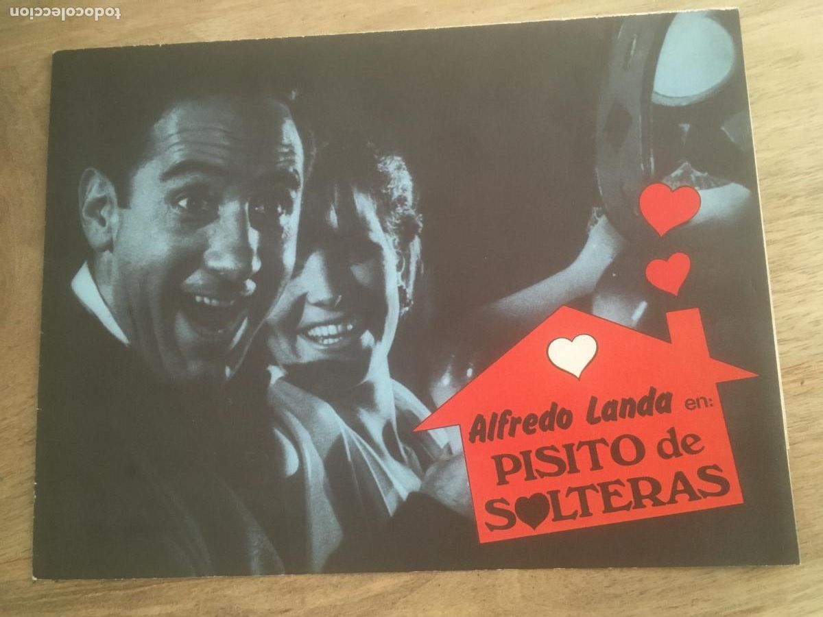 Cine: pisito de solteras alfredo landa guia publicitaria original estreno ctalogo lista material
