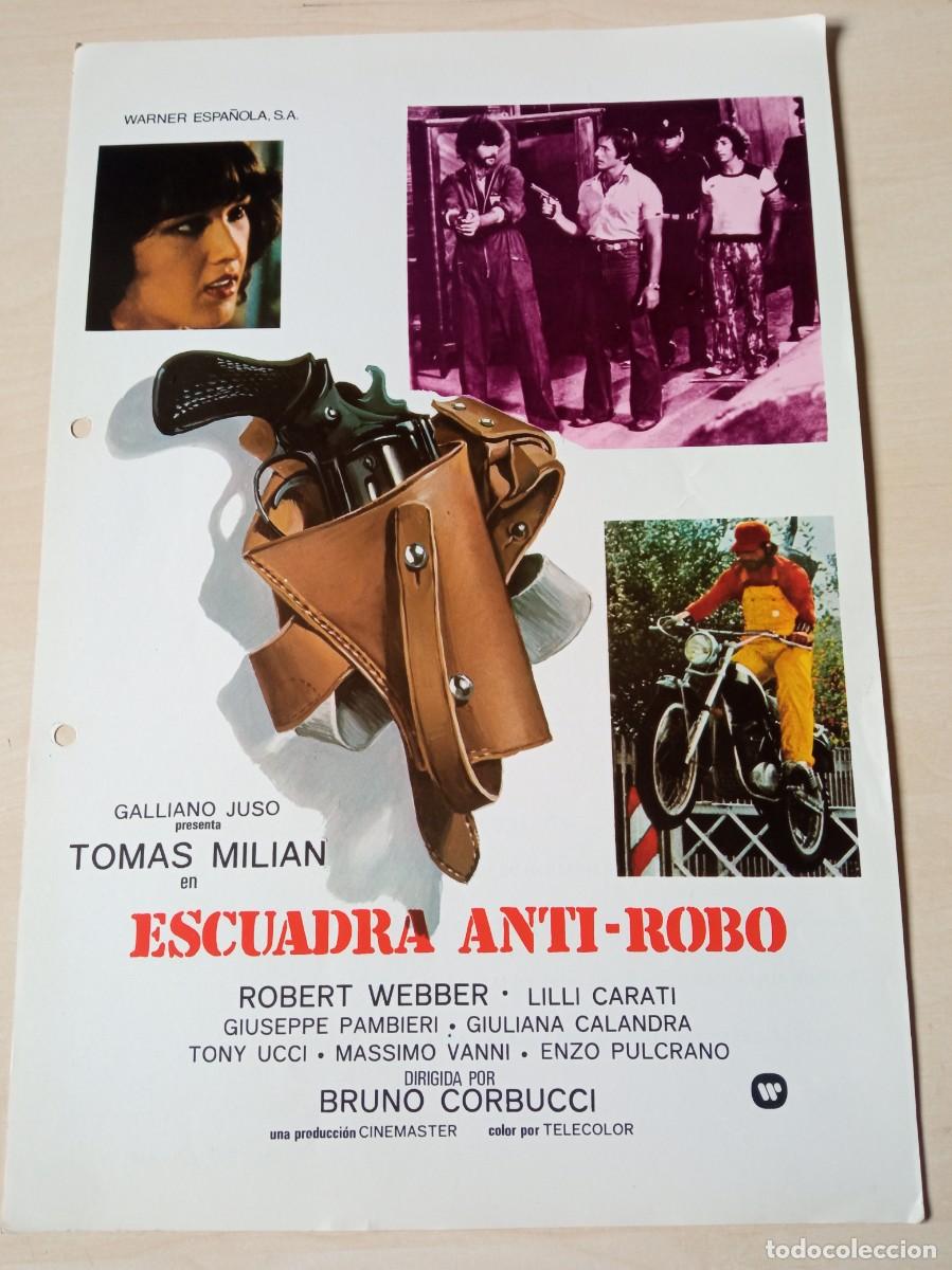Cinema: ESCUADRA ANTI-ROBO (GUIA ORIGINAL CINE SIMPLE) TOMAS MILIAN (PEDIDO MINIMO 5 EUROS)