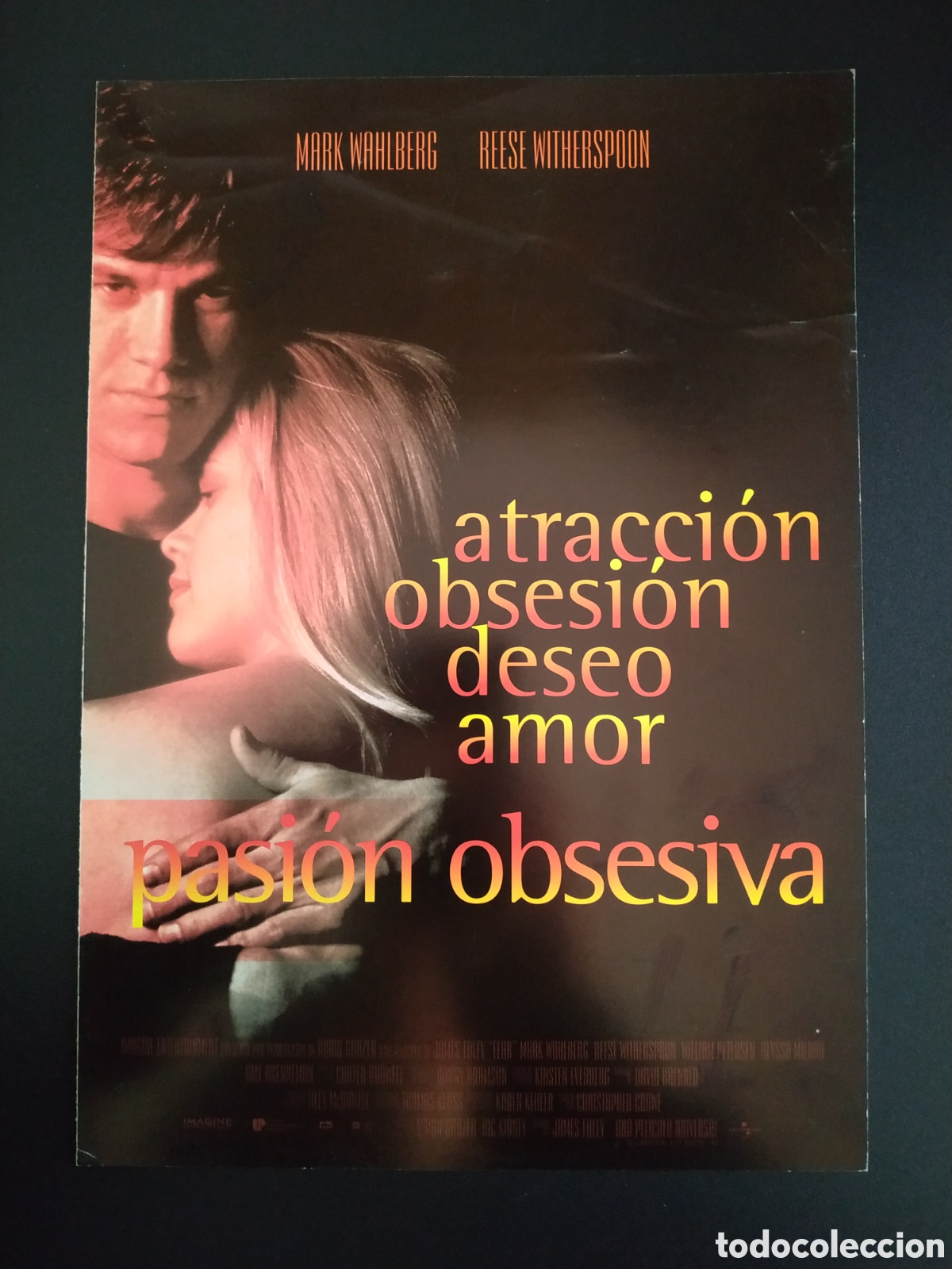 Cinema: PASION OBSESIVA - MARK WAHLBERG Y REESE WITHERSPOON - GUIA DE CINE ORIGINAL B39