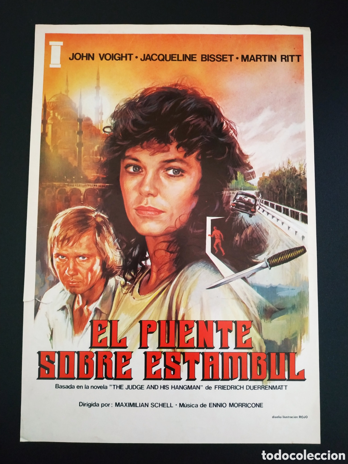 Cinema: EL PUENTE SOBRE ESTAMBUL - JOHN VOIGHT Y JACQUELINE BISSET - GUIA DE CINE ORIGINAL B40