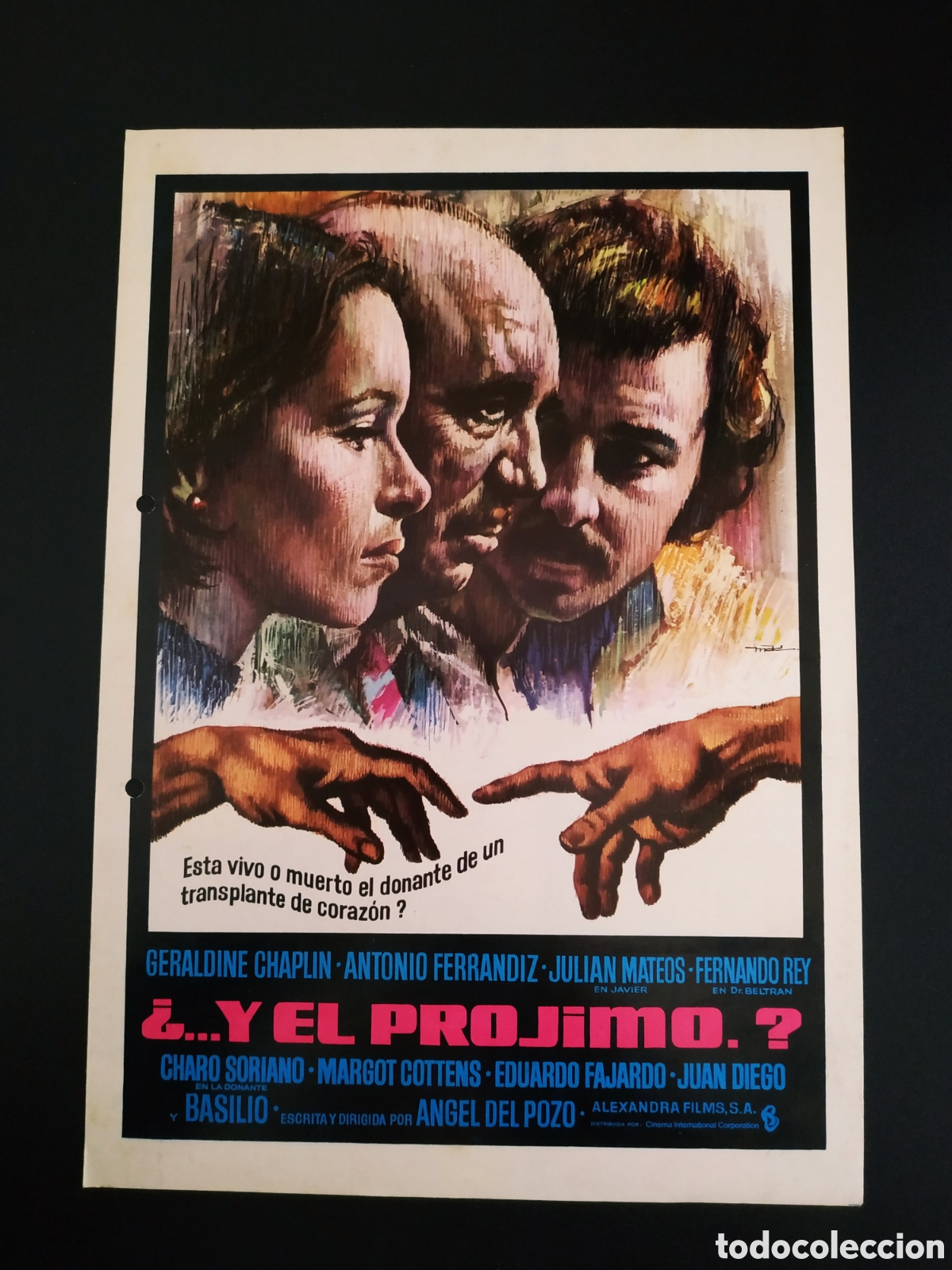 Cinema: &iquest; ... Y EL PROJIMO ? GERALDINE CHAPLIN Y ANTONIO FERRANDIZ - GUIA DE CINE ORIGINAL B41