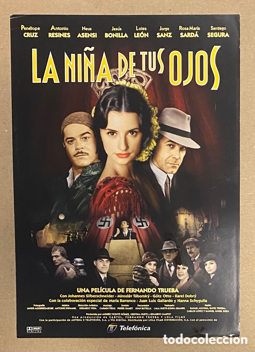 Cin&eacute;ma: LA NI&Ntilde;A DE TUS OJOS. GU&Iacute;A PROMOCIONAL DE LA PEL&Iacute;CULA. FERNANDO TRUEBA, PEN&Eacute;LOPE CRUZ,