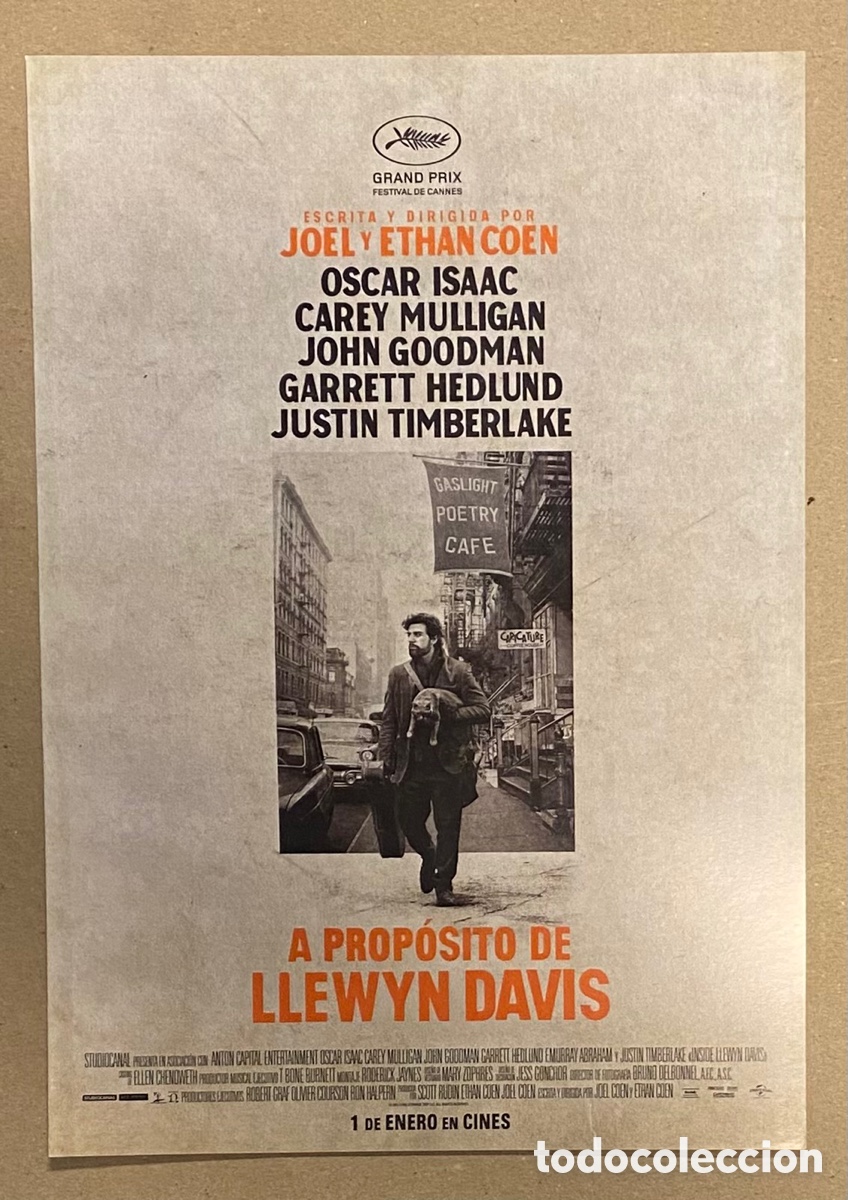Cin&eacute;ma: A PROP&Oacute;SITO DE LLEWYN DAVIS. GU&Iacute;A PROMOCIONAL DE LA PEL&Iacute;CULA. JOEL Y ETHAN COHEN,&hellip;