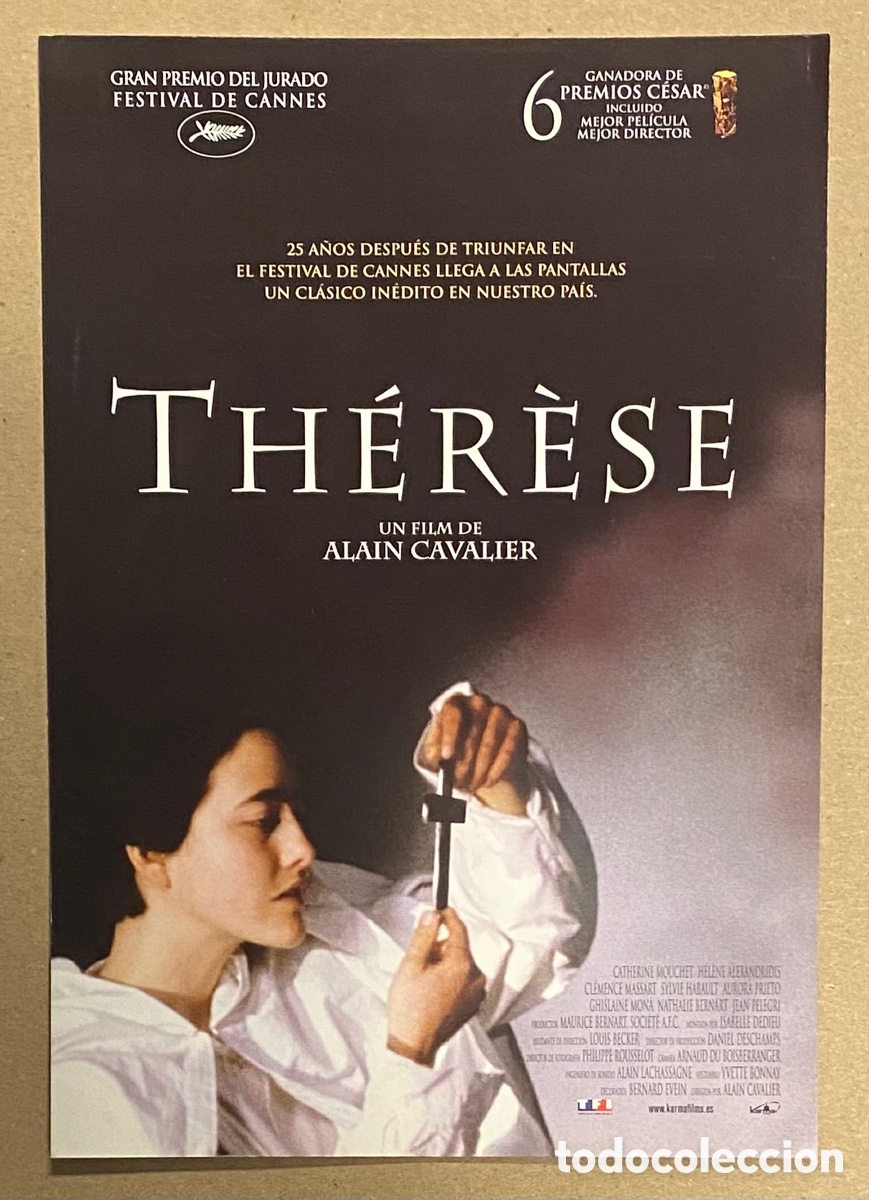 Kino: TH&Eacute;R&Egrave;SE. GU&Iacute;A PROMOCIONAL DE LA PEL&Iacute;CULA DE ALAIN CAVALIER.