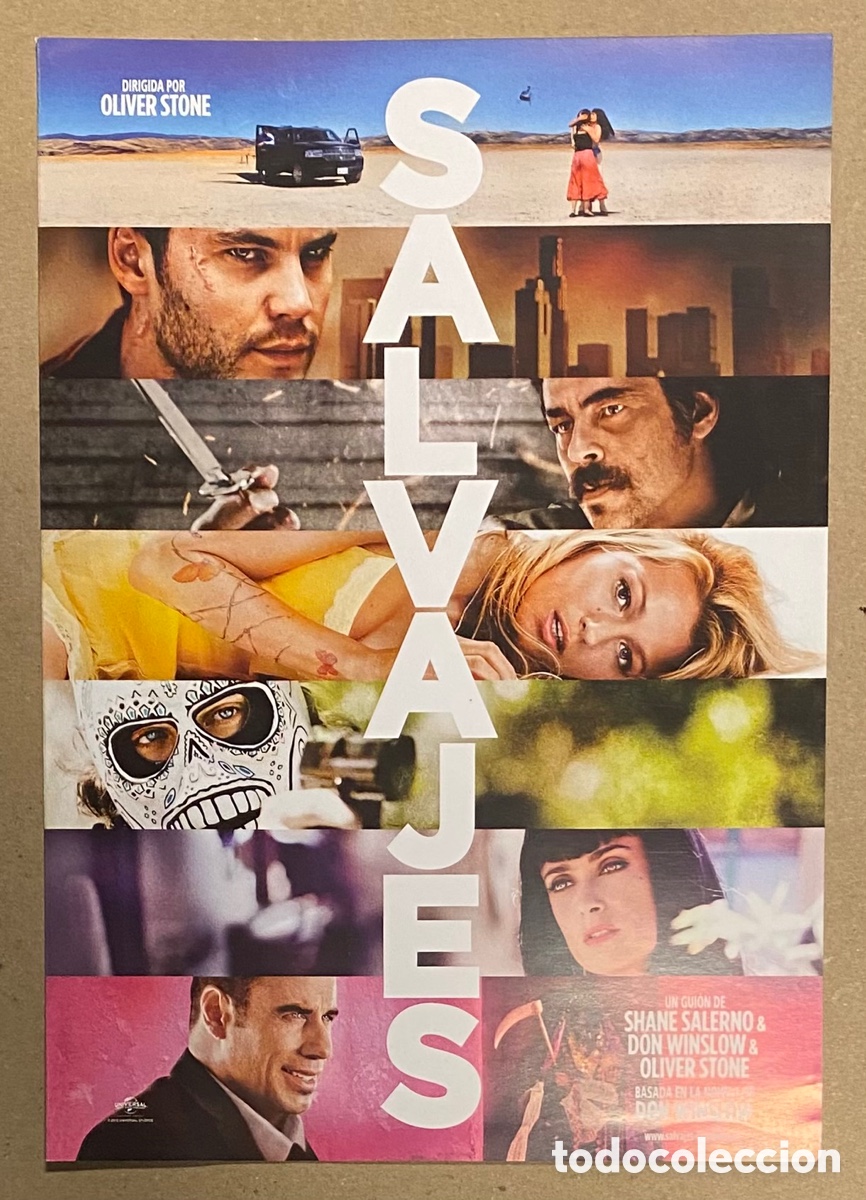 Kino: SALVAJES. GU&Iacute;A PROMOCIONAL DE LA PEL&Iacute;CULA DE OLIVER STONE.