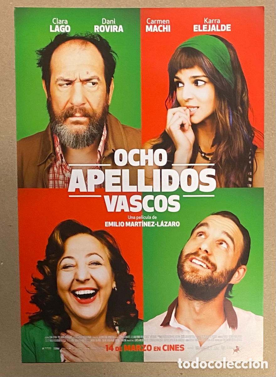 Cin&eacute;ma: OCHO APELLIDOS VASCOS. GU&Iacute;A PROMOCIONAL DE LA PEL&Iacute;CULA.