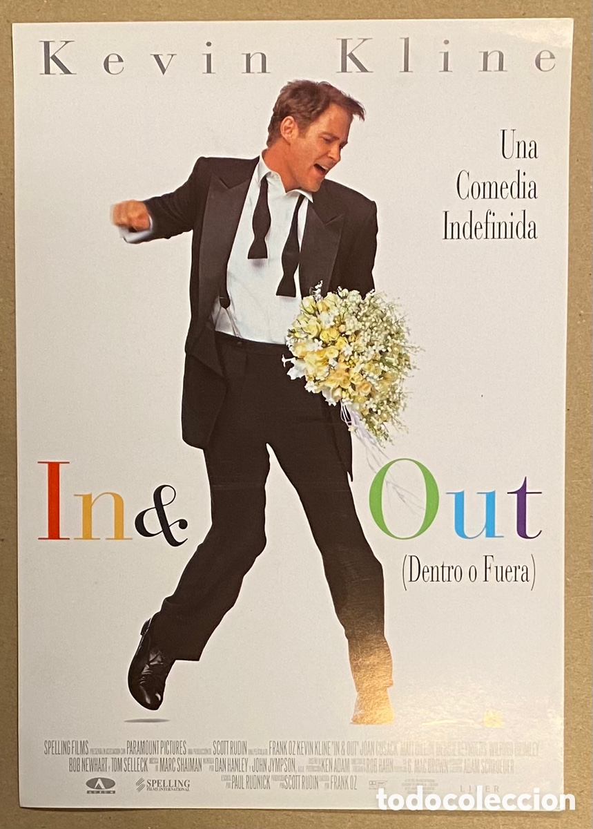 Cin&eacute;ma: IN & OUT. GU&Iacute;A PROMOCIONAL DE LA PEL&Iacute;CULA DE KEVIN KLINE.