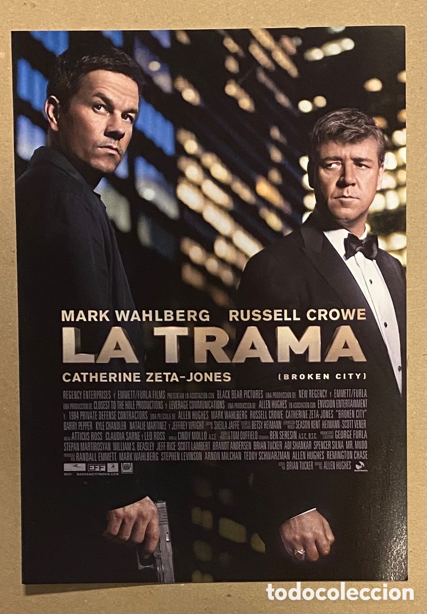 Cinema: LA TRAMA. GU&Iacute;A PROMOCIONAL DE LA PEL&Iacute;CULA DE MARK WAHLBERG, RUSSELL CROWE,&hellip;