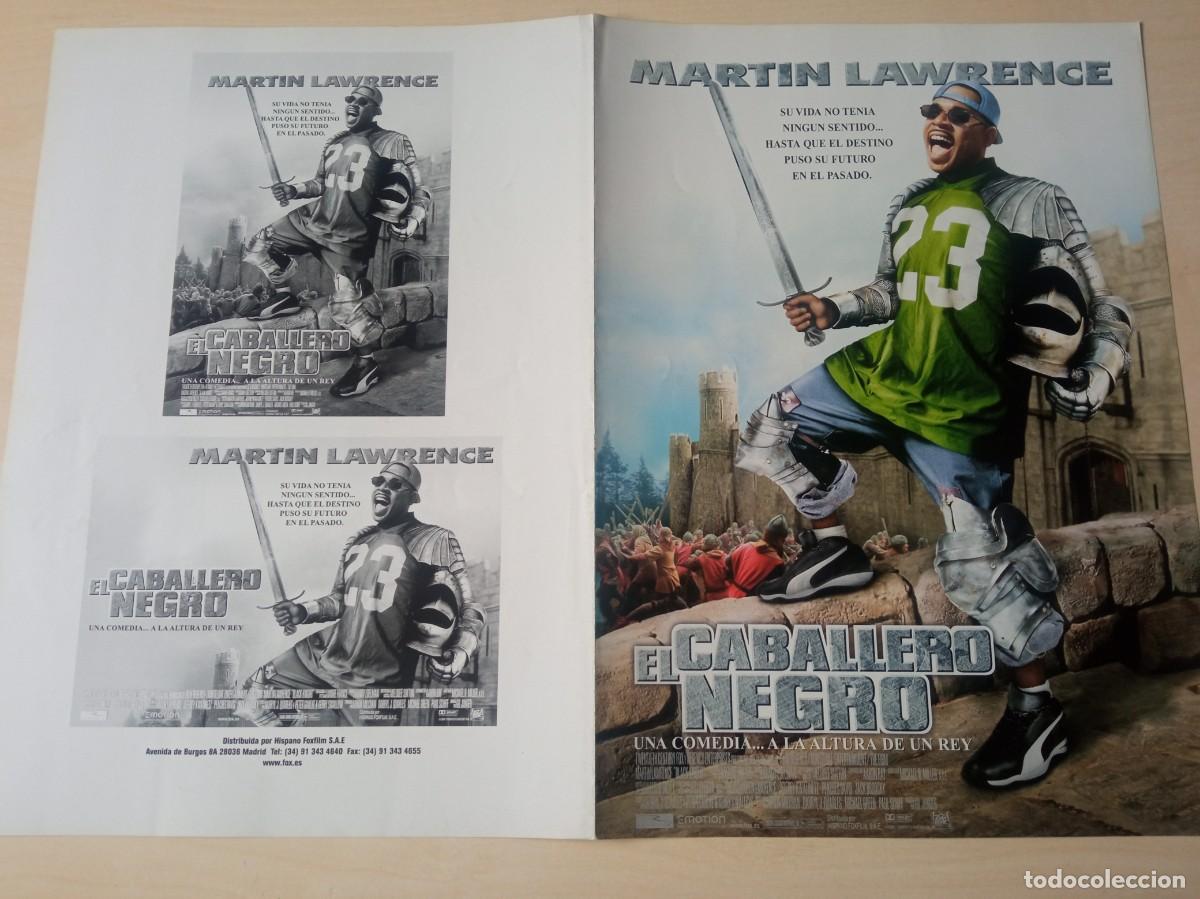 Cinema: EL CABALLERO NEGRO (GUIA CINE ORIGINAL DOBLE) (PEDIDO MINIMO 5 EUROS)