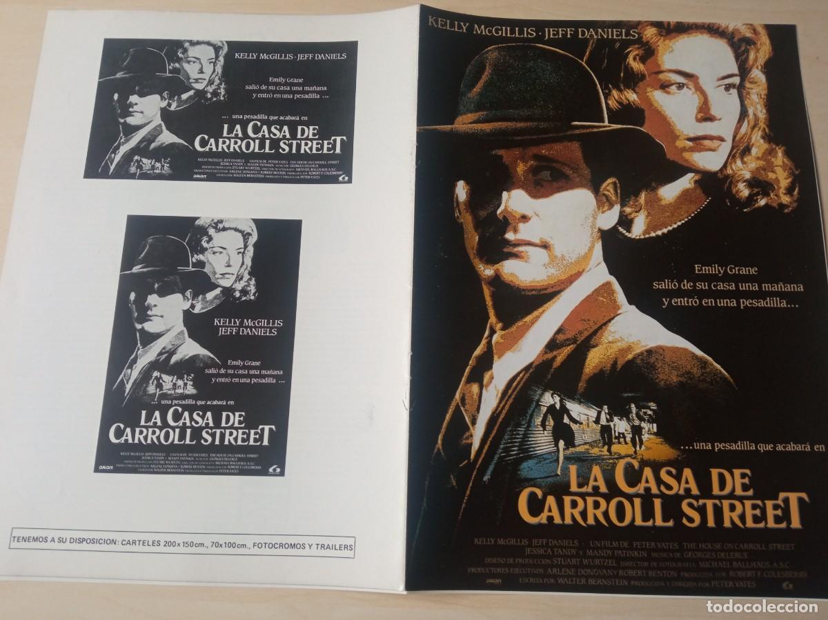 Cinema: LA CASA DE CARROL STREET (GUIA CINE ORIGINAL CUADRUPLE) (PEDIDO MINIMO 5 EUROS)