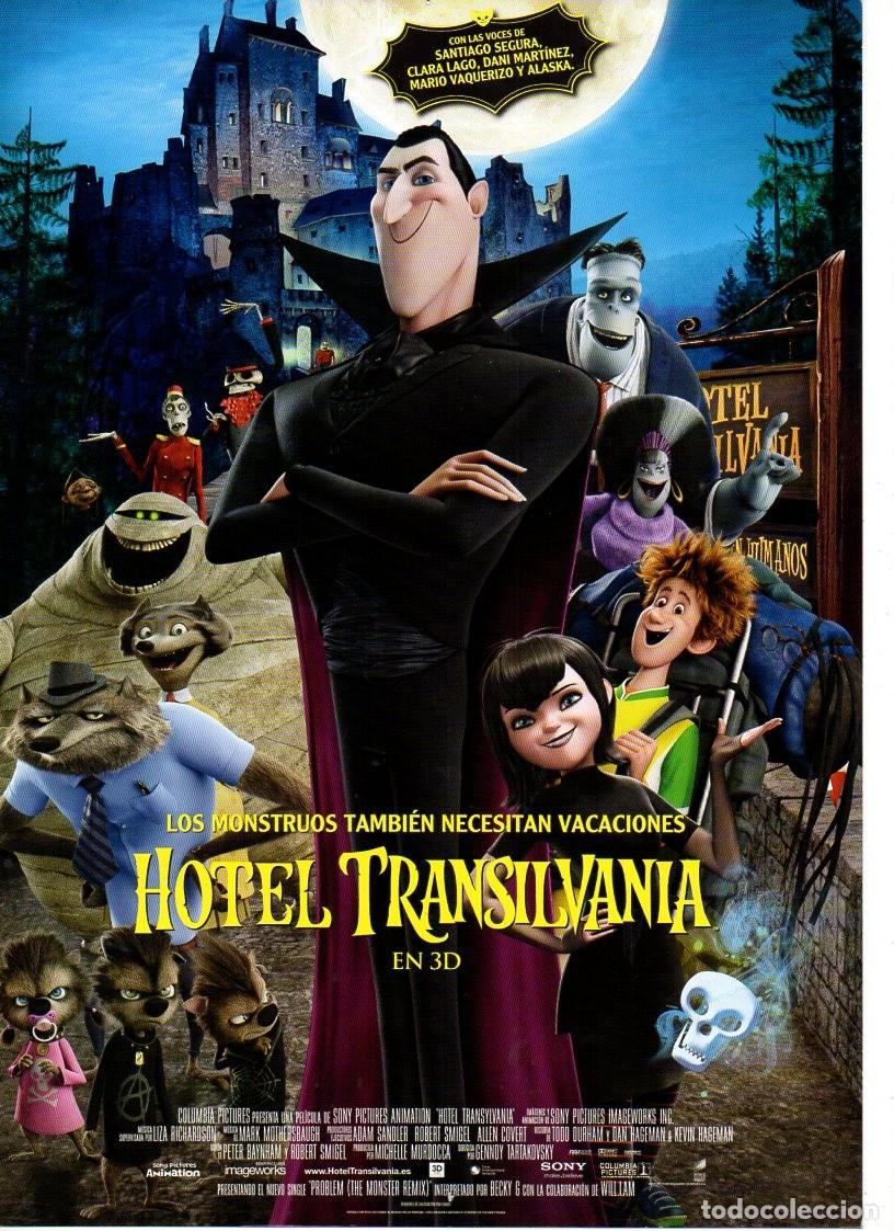 Cine: HOTEL TRANSILVANIA: DIBUJOS ANIMADOS ES UNA GU&Iacute;A NO ES UN DVD