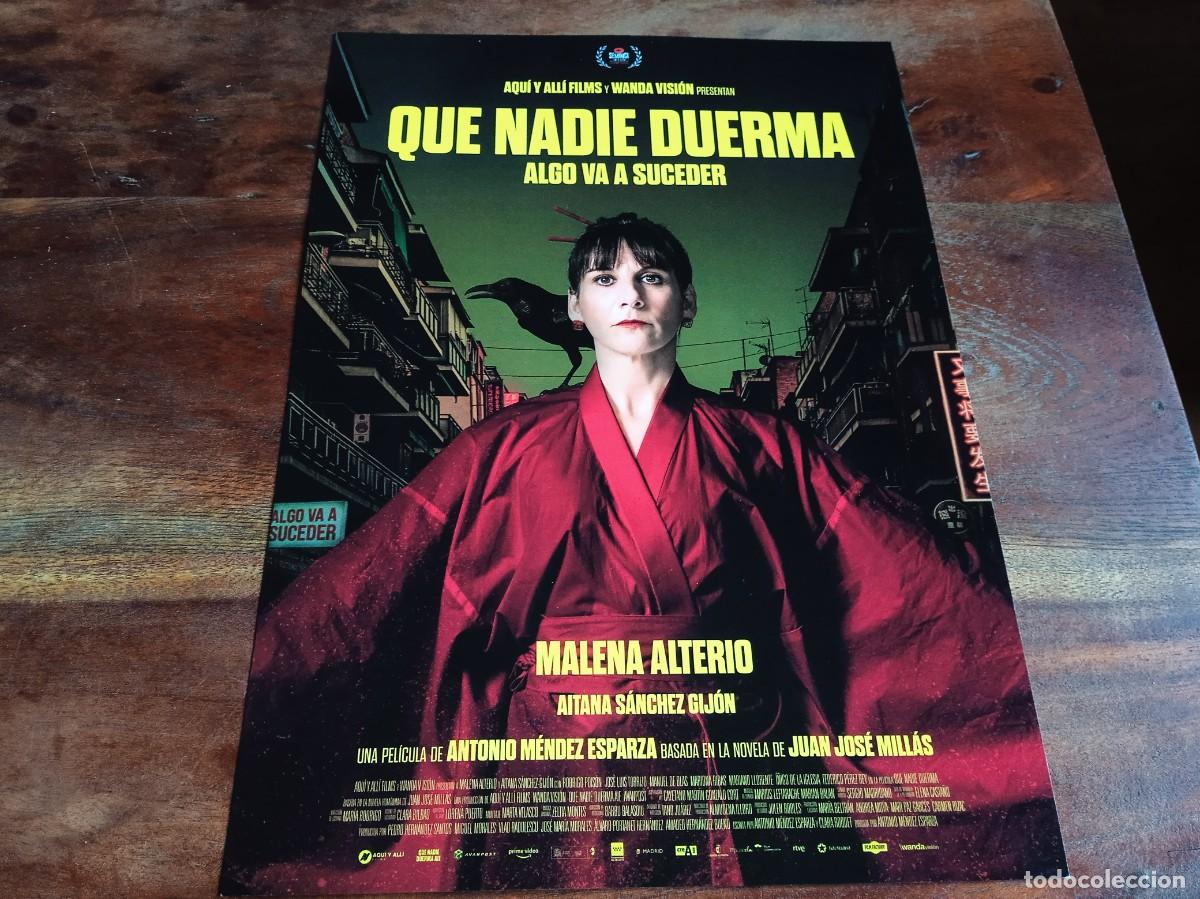 Cine: Que nadie duerma - Malena Alterio, Aitana Sanchez Gijon - Guia original Wanda 2023