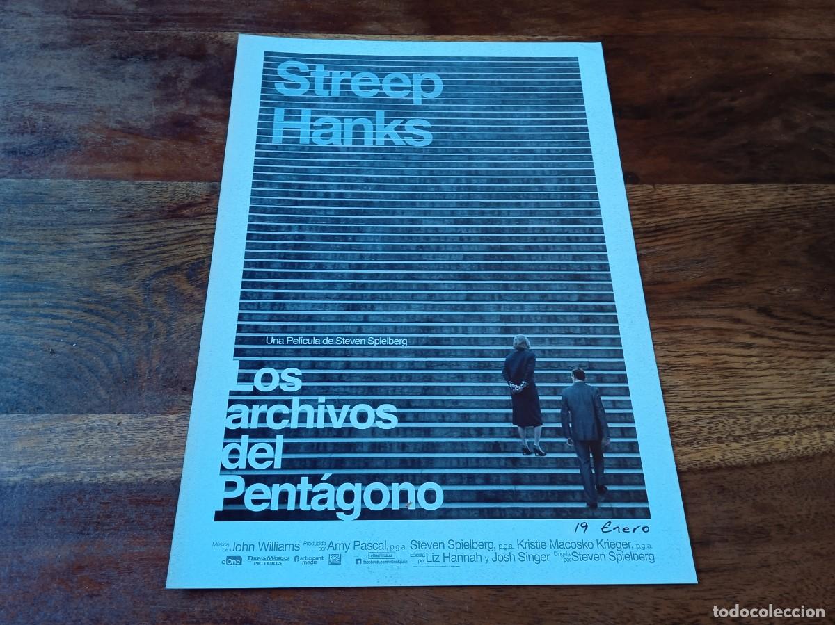 Cine: Los archivos del Pent&aacute;gono - Meryl Streep, Tom Hanks, Bruce Greenwood - Guia original Eone 2017