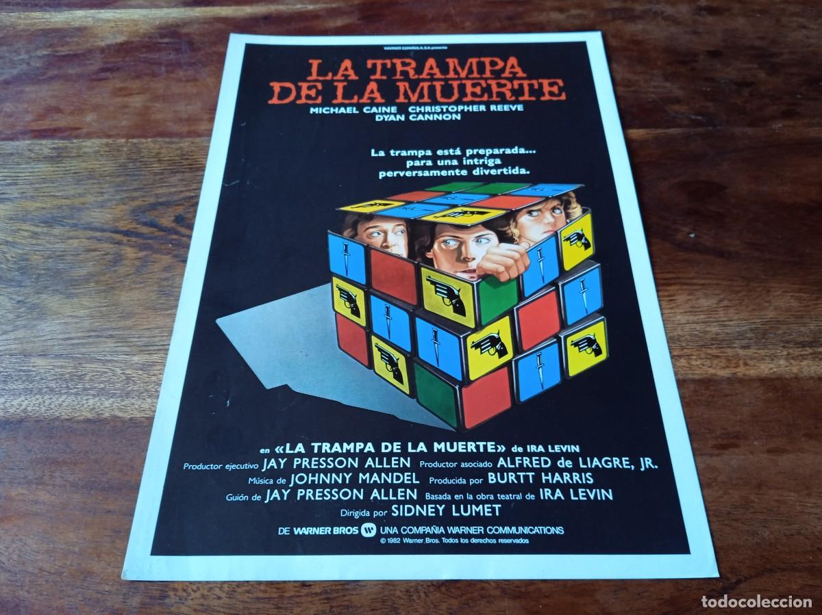 Cin&eacute;ma: La trampa de la muerte - Michael Caine, Christopher Reeve, Dyan Cannon - Guia original Warner 1982