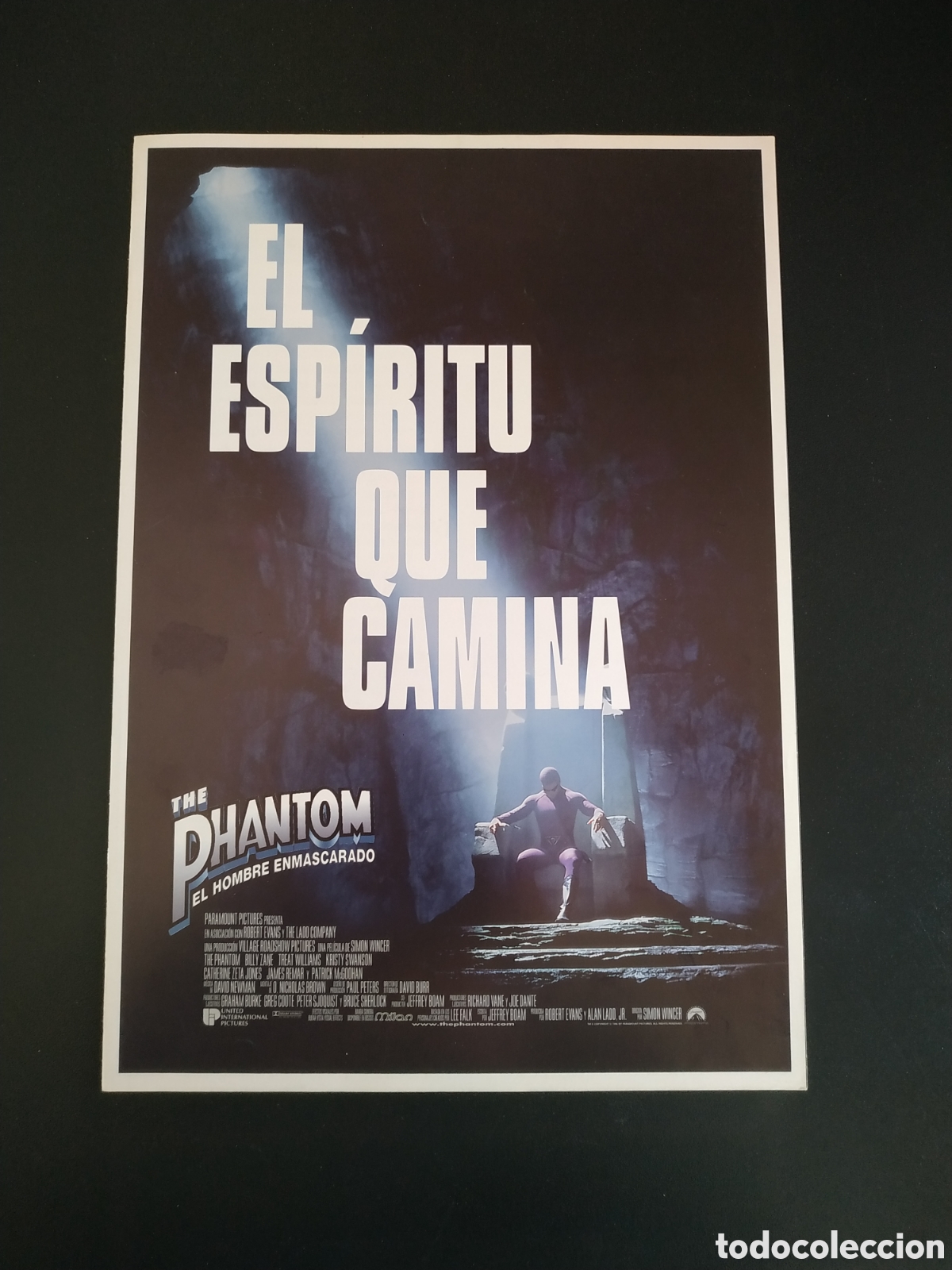 Kino: EL ESPIRITU QUE CAMINA - THE PHANTOM EL HOMBRE ENMASCARADO - PARAMOUNT - GUIA DE CINE ORIGINAL B51