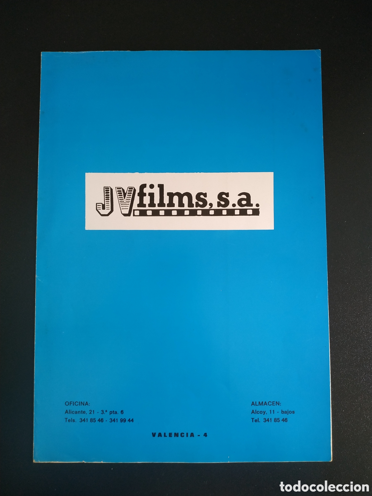 Cinema: LISTA DE MATERIAL JV FILMS - SCANNERS - MORIR DE MIEDO - LOS EMBARAZADOS - GUIA DE CINE ORIGINAL B54