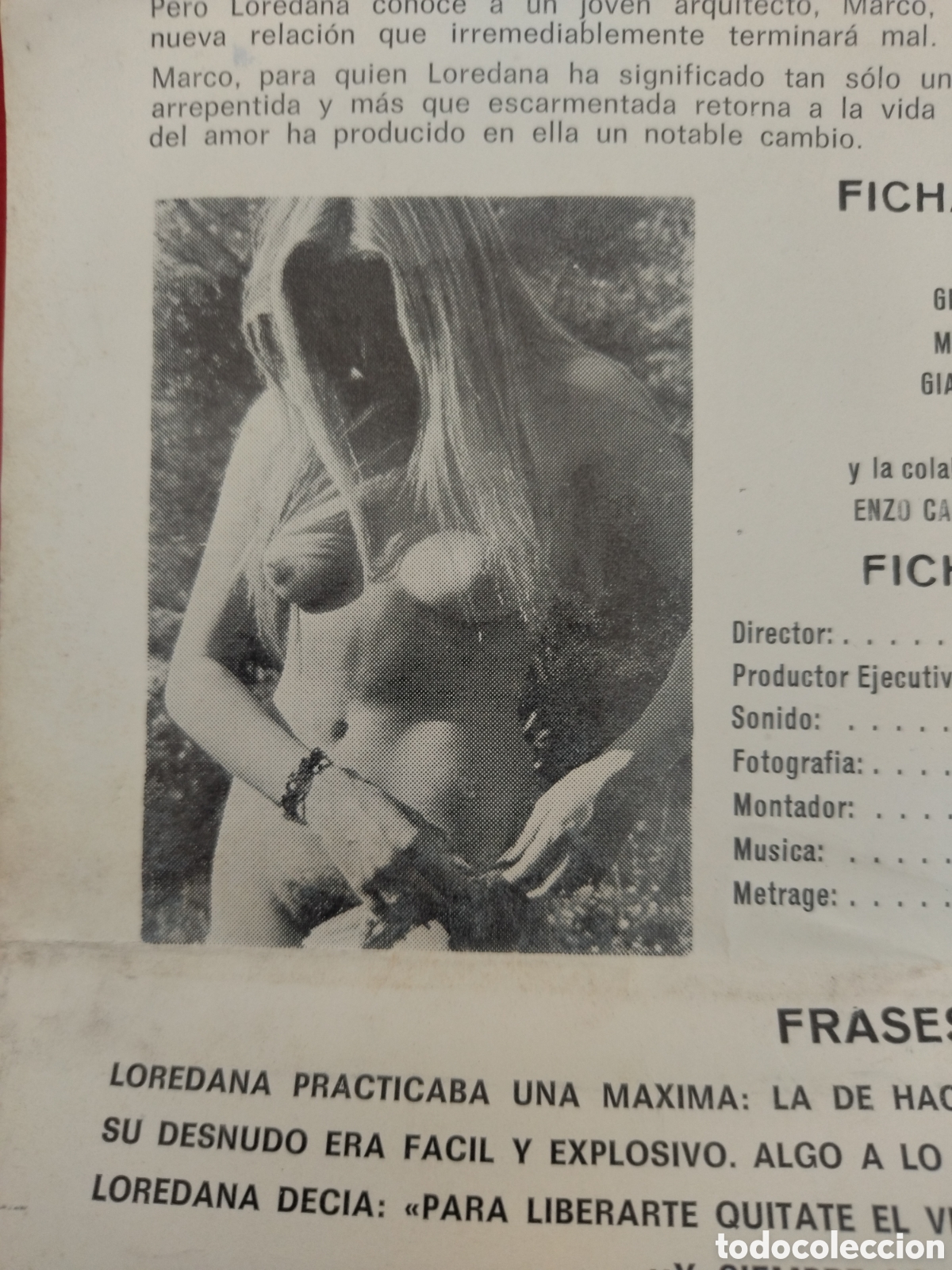 antiguo cartel cine erótico años 70,cine italia - Compra venta en  todocoleccion