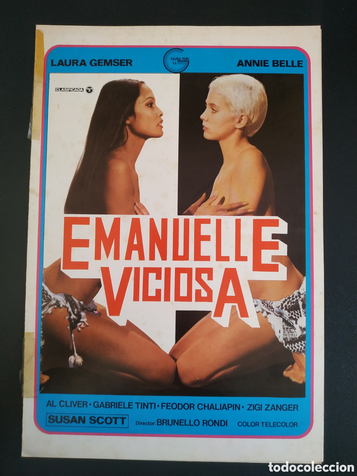 emanuelle viciosa - laura gemser y annie belle - Compra venta en  todocoleccion