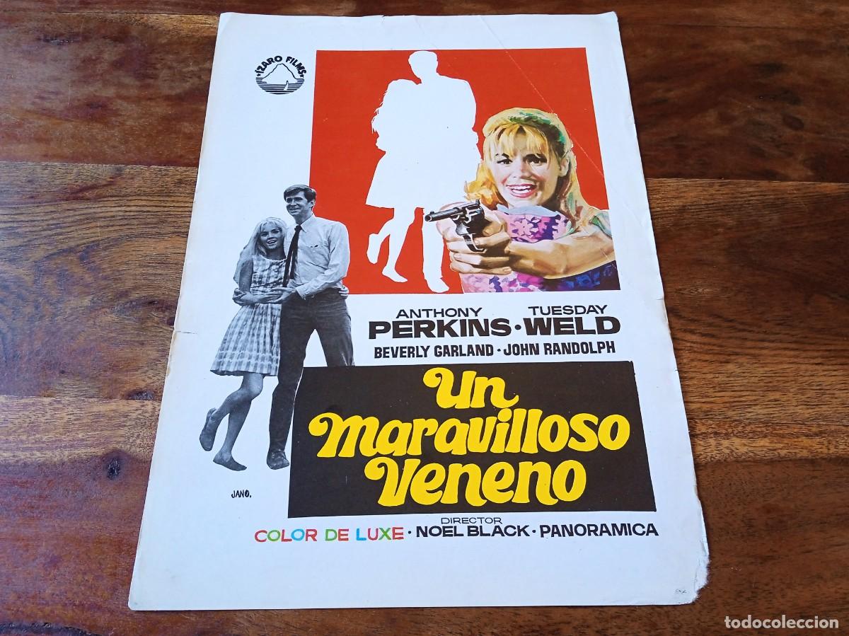 Kino: Un maravilloso veneno - Anthony Perkins, Tuesday Weld - Guia original Izaro films 1970 Jano