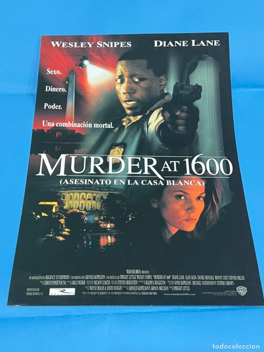 guía publicitaria de cine de la película murder - Compra venta en  todocoleccion