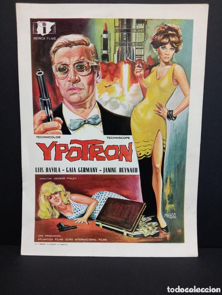 Cine: G&Uacute;IA DOBLE CAT&Aacute;LOGO DE CINE. YPOTRON. LUIS DAVILA, GAIA GERMANY, JANINE BEYNAUD.