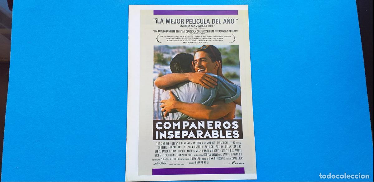 Cinema: Guia de 8 p&aacute;ginas: Compa&ntilde;eros inseparables (Norman Ren&eacute;, 1990) Campbell Scott, Stephen Caffrey