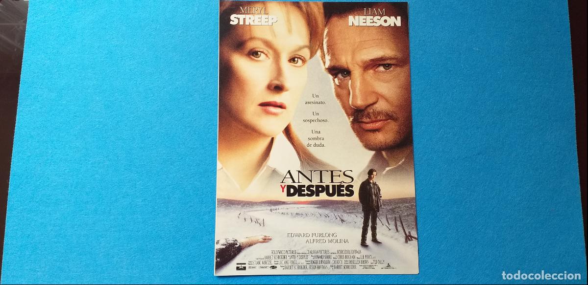 Kino: GU&Iacute;A DOBLE: ANTES Y DESPU&Eacute;S. MERYL STREEP, LIAM NEESON.