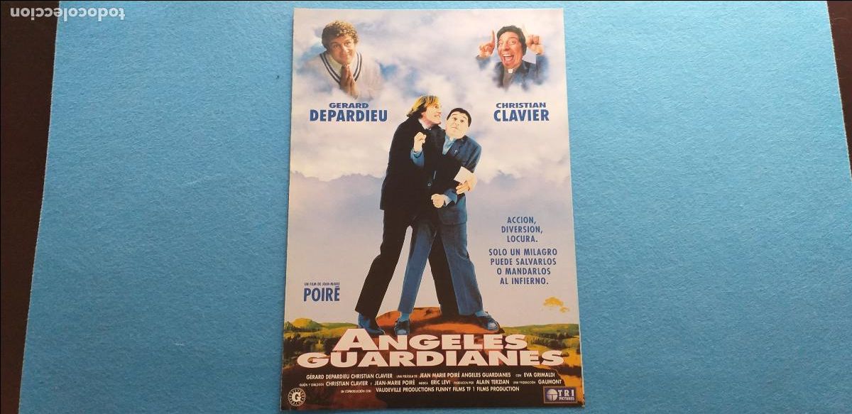 Kino: GUIA DOBLE: Angeles guardianes. Con: G&eacute;rard Depardieu, Christian Clavier. A&ntilde;o 1995