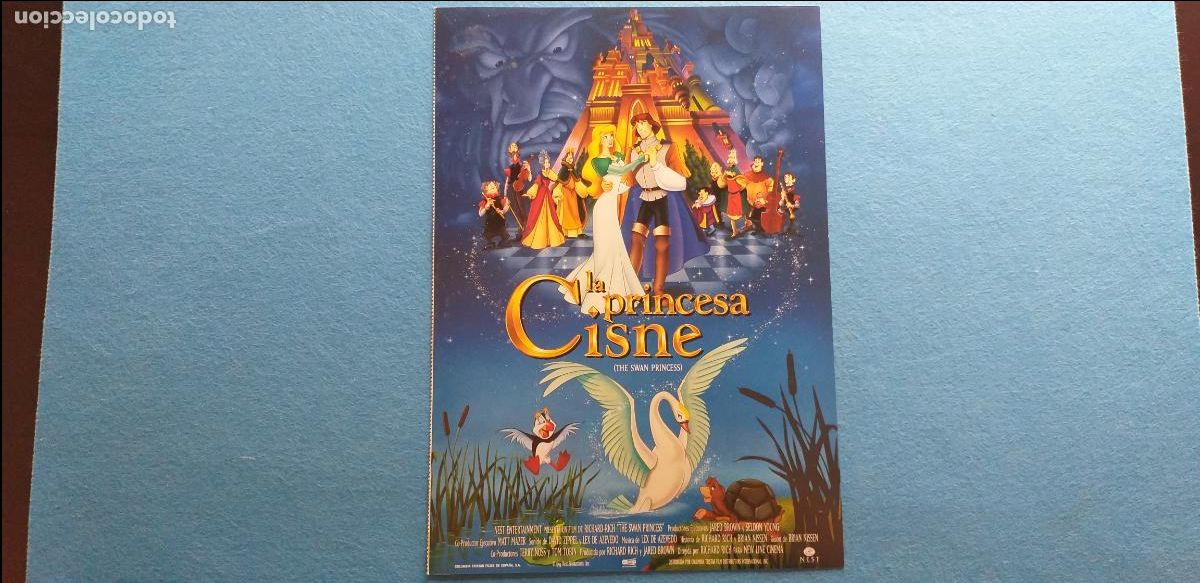 Kino: GUIA SIMPLE: La princesa cisne. The swan princess. 1994. Nest Productions, inc. DIBUJO ANIMADO