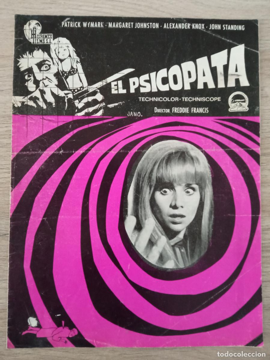 Cinema: GU&Iacute;A PUBLICITARIA DE LA PEL&Iacute;CULA EL PSICOPATA, 4 HOJAS