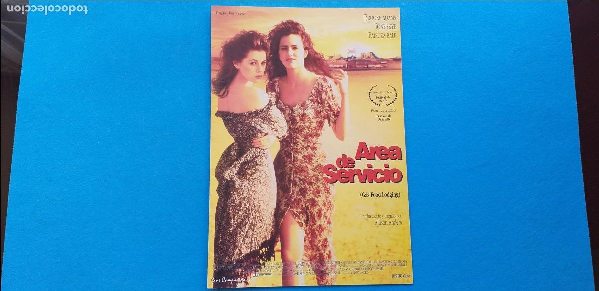 Kino: GU&Iacute;A: &Aacute;REA DE SERVICIO O GAS FOOD LODGING. Con: ALLISON ANDERS, BROOKE ADAMS, IONE SKYE. 16 p&aacute;ginas