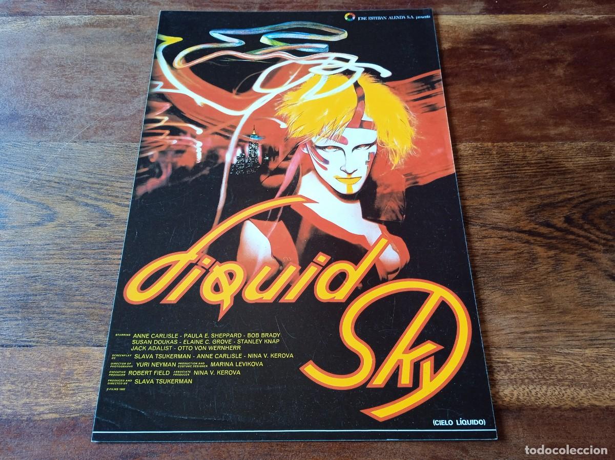 Cin&eacute;ma: Liquid Sky cielo liquido - Anne Carlisle, Paula E. Sheppard - Guia original J. E. Alenda 1982