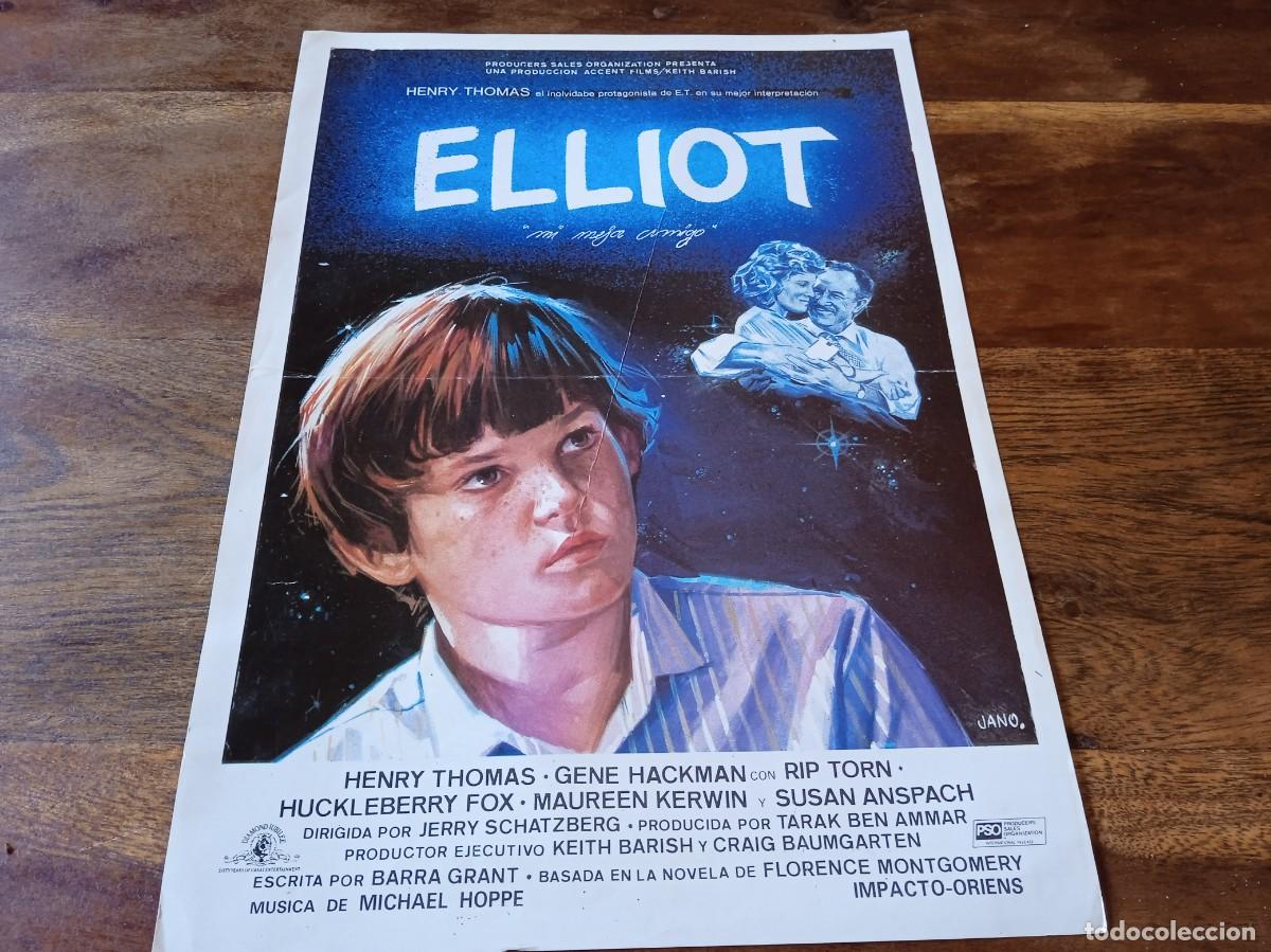 Cinema: Elliot mi mejor amigo - Henry Thomas, Gene Hackman, Rip Torn - Guia original PSO 1984 Jano